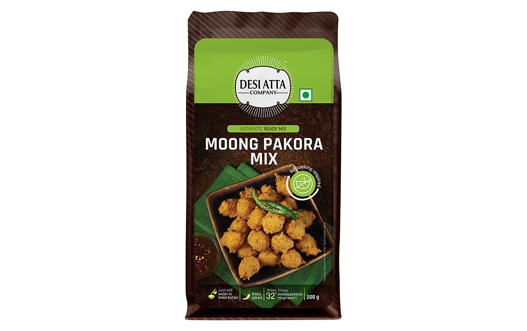 Desi Atta Moong Pakora Mix    Pack  200 grams